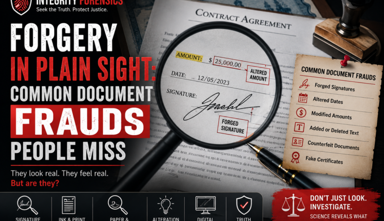 Forgery in Plain Sight: Common Document Frauds People Miss