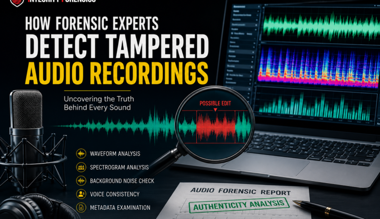 How Forensic Experts Detect Tampered Audio Recordings