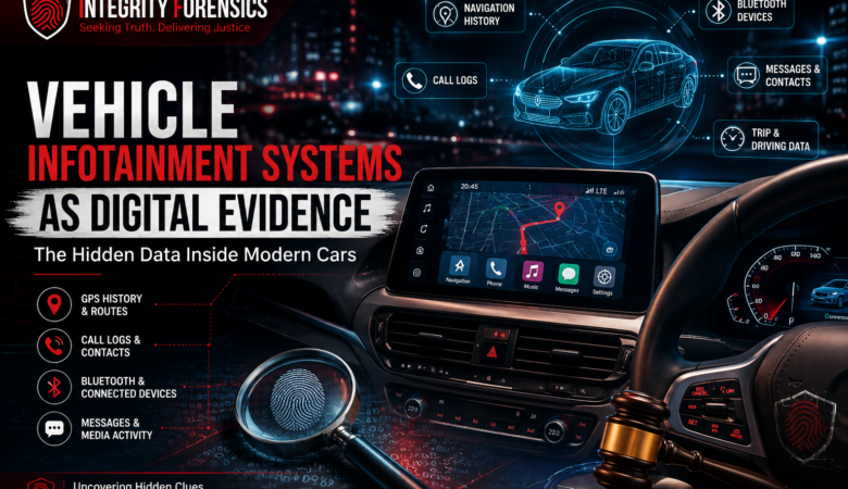 Vehicle Infotainment Systems as Digital Evidence: The Hidden Data Inside Modern Cars
