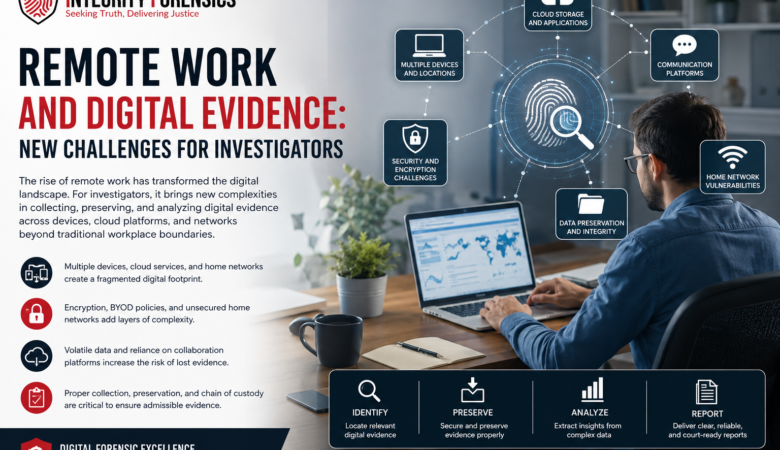 Remote Work and Digital Evidence: New Challenges for Investigators
