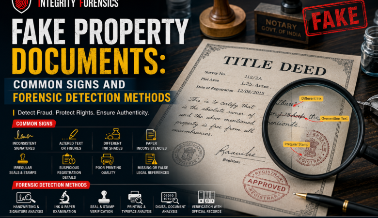 Fake Property Documents: Common Signs and Forensic Detection Methods